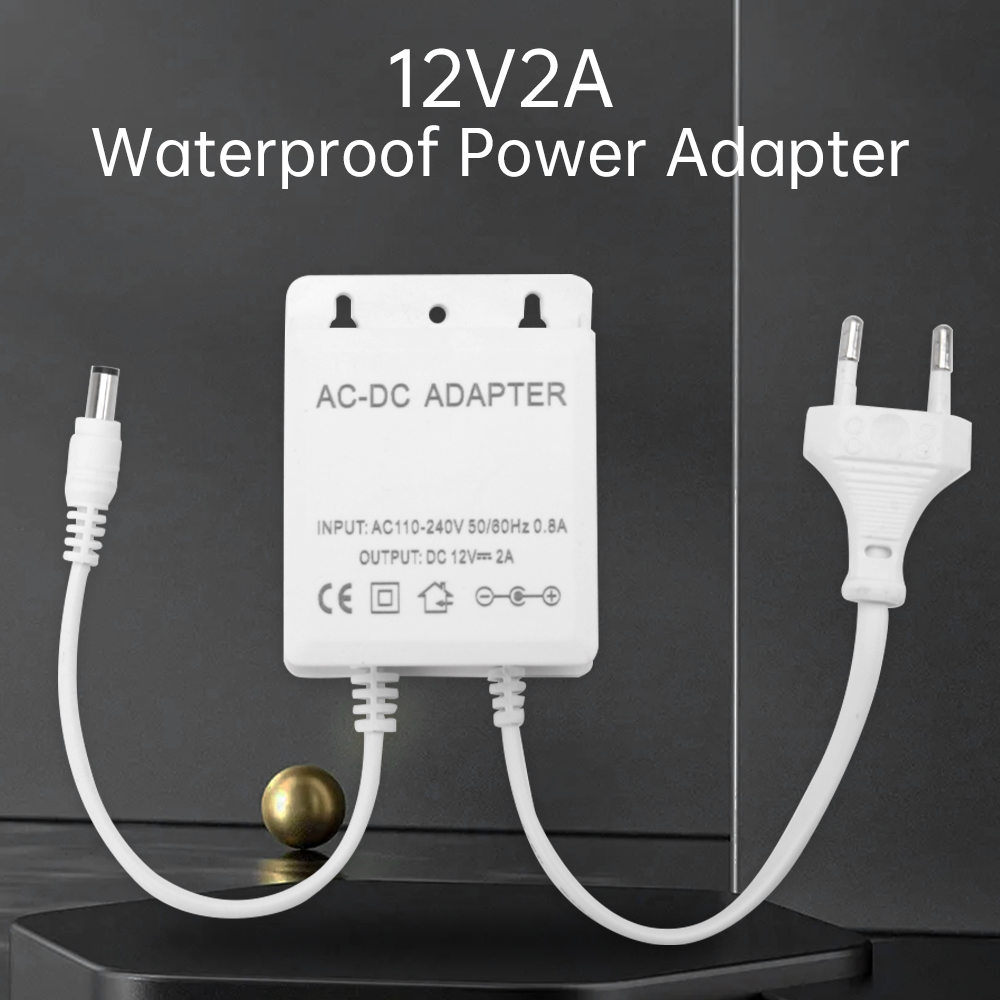 Outdoor Power Wash - DC12V 2A EU Plug Adapter Beveiliging
