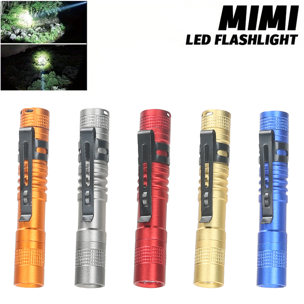 Outdoor Power Lights - Mini draagbare LED-penlamp met clip Ultra