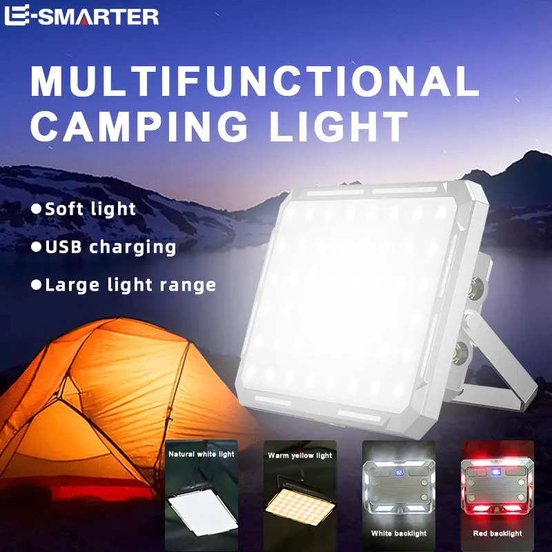 Outdoor Power Lights - LED-campingtentlicht Oplaadbaar zoeklicht Krachtige noodverlichting voor