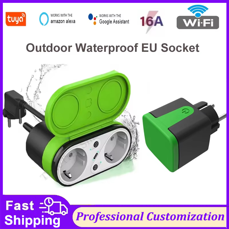 Outdoor Power Port - Tuya EU 16A Wifi Slimme Buitenstopcontact