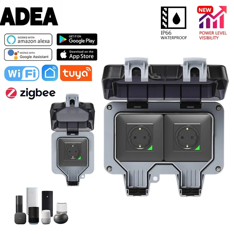Outdoor Power Outlet Not Working - AdeaTuya Zigbee Elektrische stopcontacten Ip66 Waterdichte