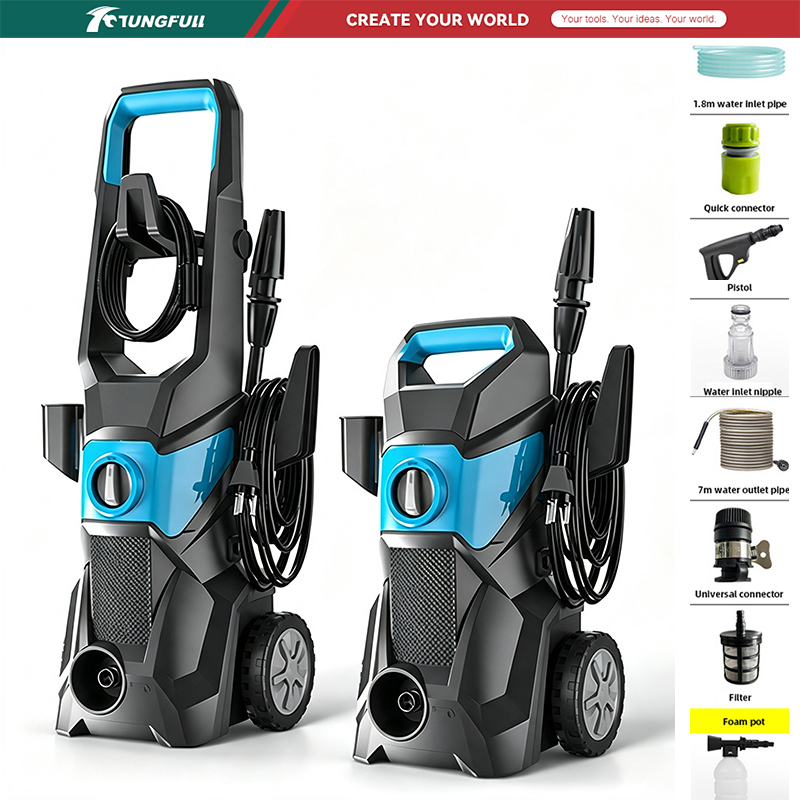Outdoor Power Washer - Elektrische hogedrukreiniger 220V, draagbare krachtige autoreiniger