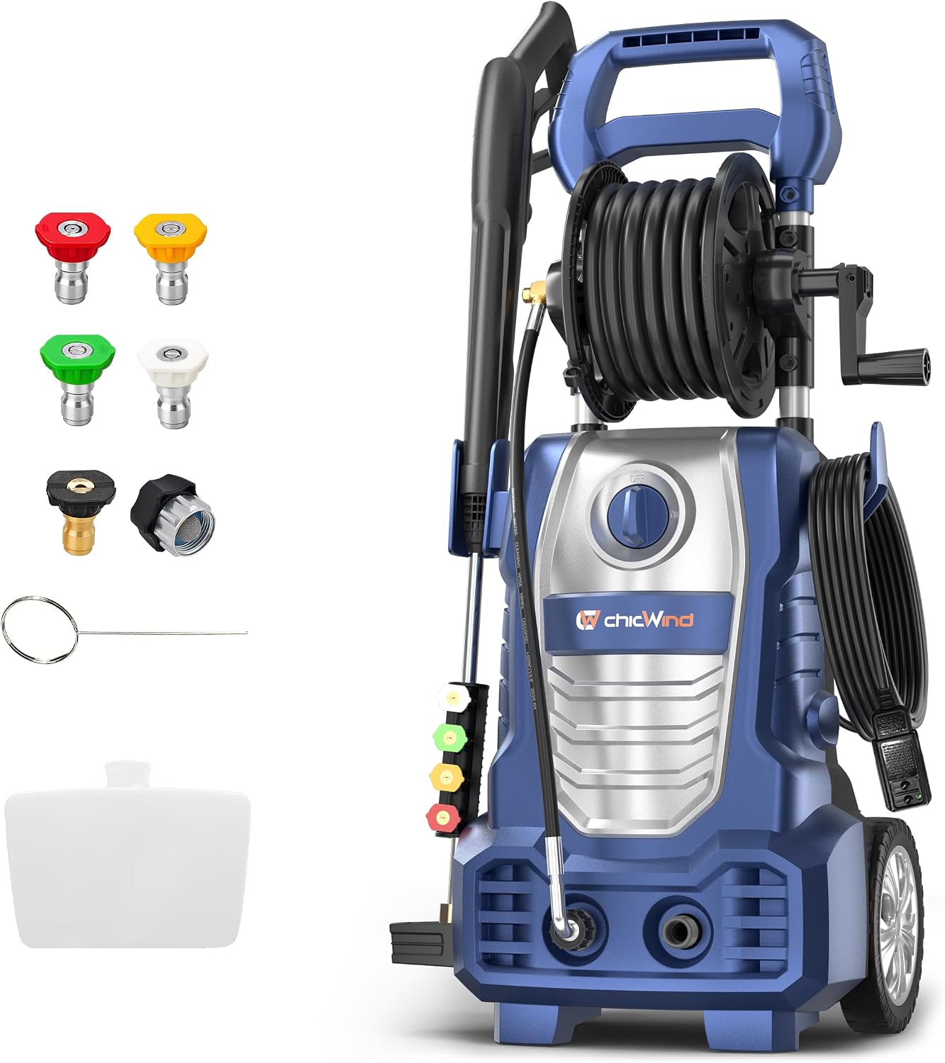 Outdoor Power Washer - 2070 PSI elektrische hogedrukreiniger, 1,67 GPM