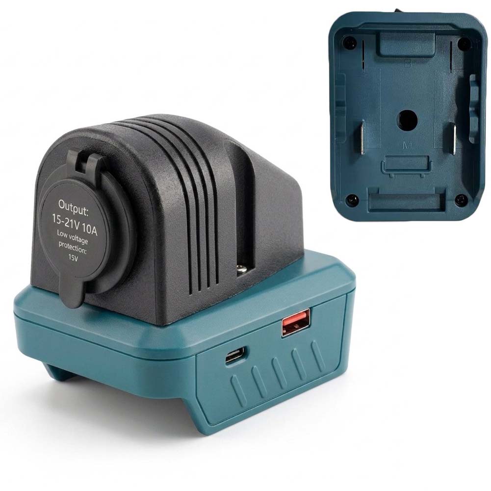 Outdoor Power Adapter Usb - Draagbare 15-21V voedingsadapter voor 18V lithiumbatterij