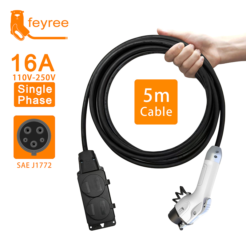 Outdoor Power Plus - Feyree Type1 16A Laadkabel met EU-stekker