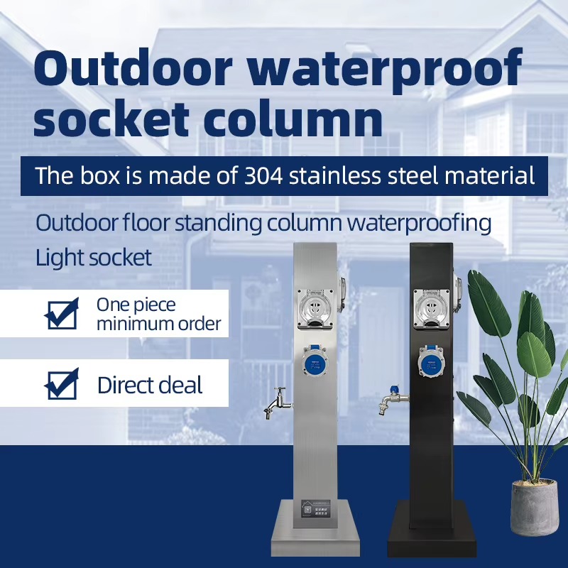 Stopcontact Vijfgaats industri - Outdoor Power Post recensie en prijs