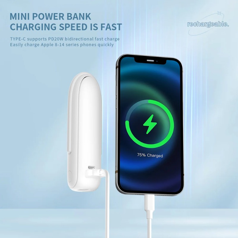Handheld Mini Fan USB Power Ba - Outdoor Usb Power Bank recensie en prijs