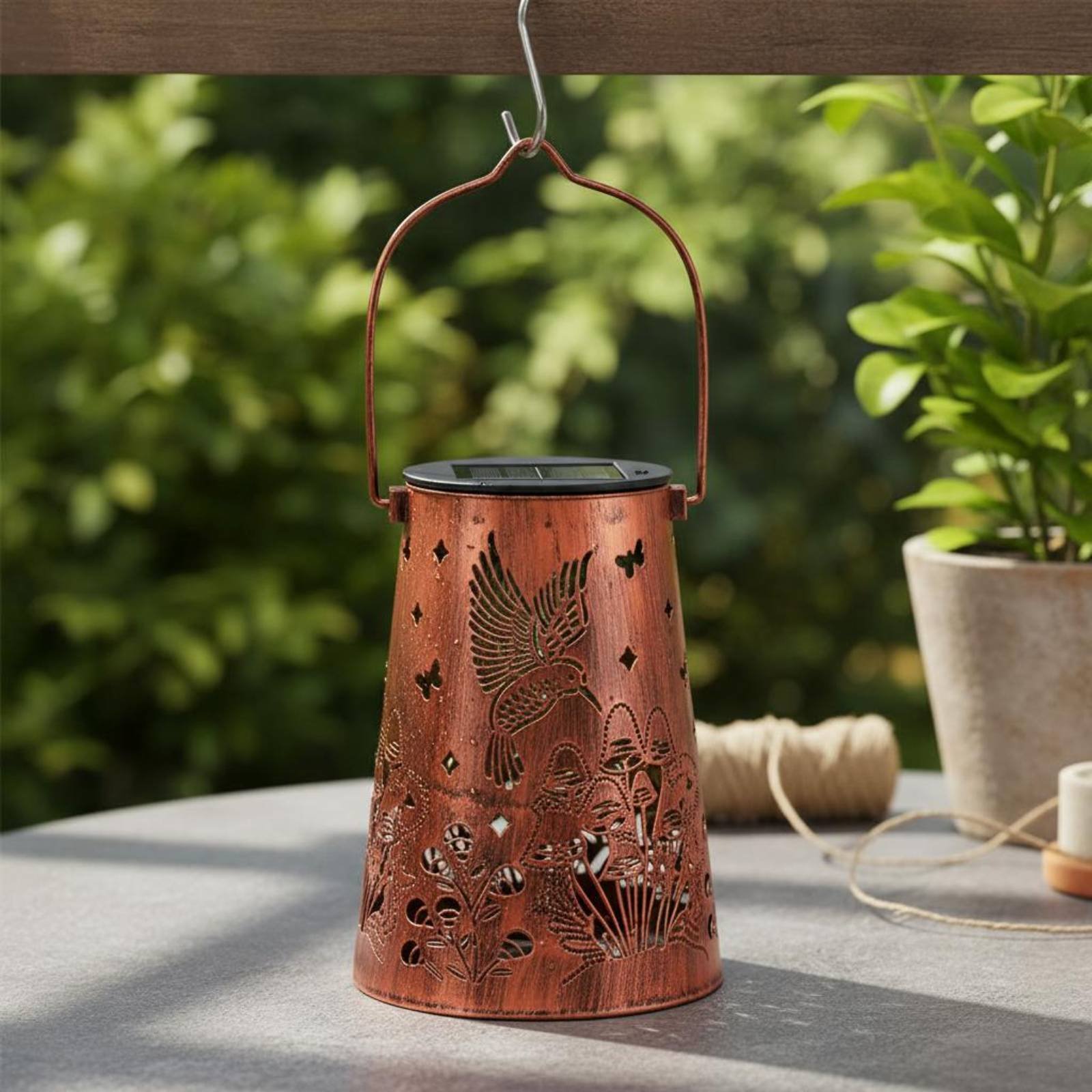 Bloementuinlantaarn Patroon Tu - Outdoor Power Lights recensie en prijs
