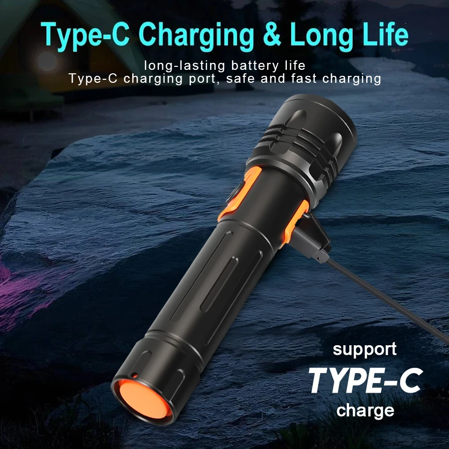 Krachtige LED-zaklamp Oplaadba - Outdoor Power Lights recensie en prijs