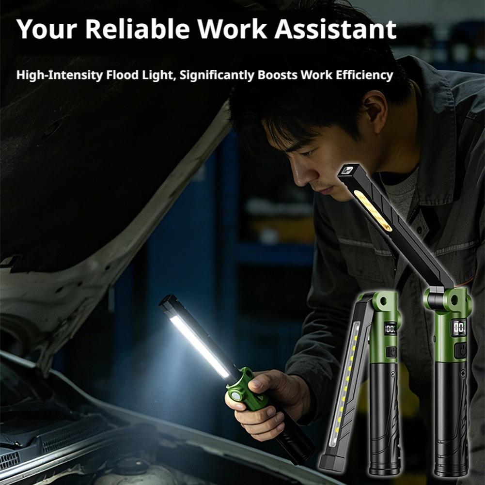 Oplaadbare LED-werklamp, opvou - Outdoor Power Repair recensie en prijs