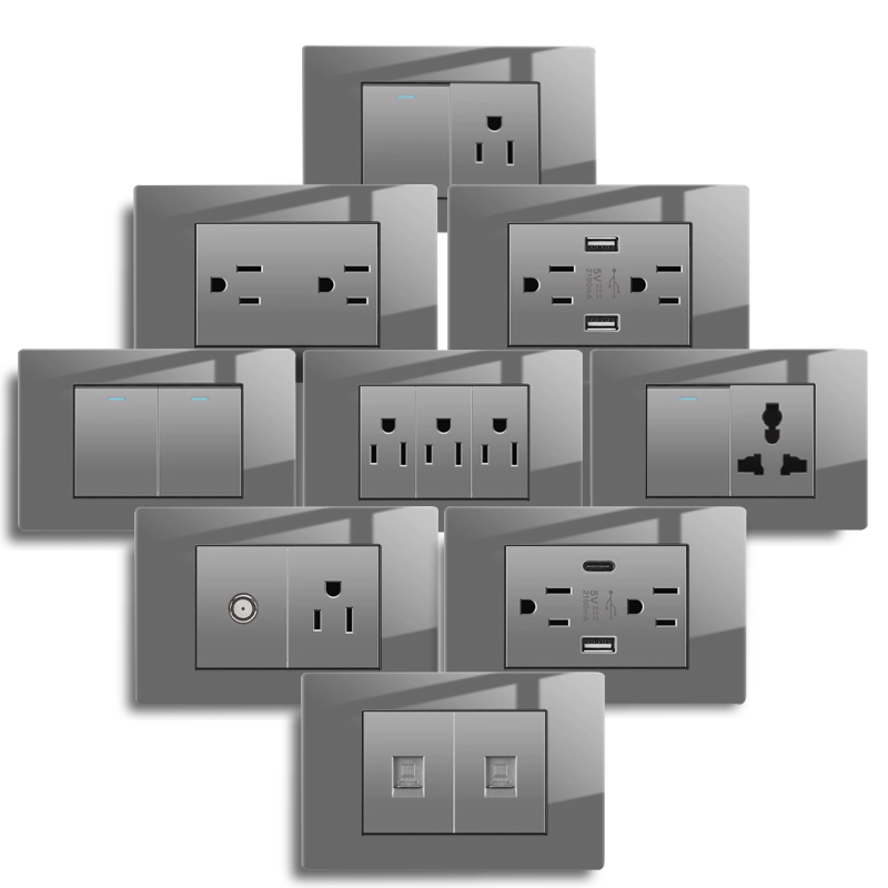 Ons Standaard Grijs Gehard Gla - Outdoor Usb Power Strip recensie en prijs
