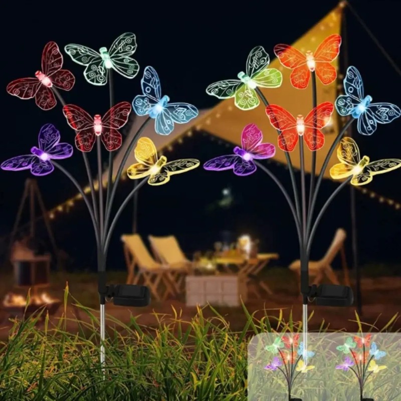 Vlinderlampen op zonne-energie - Outdoor Power Lights recensie en prijs