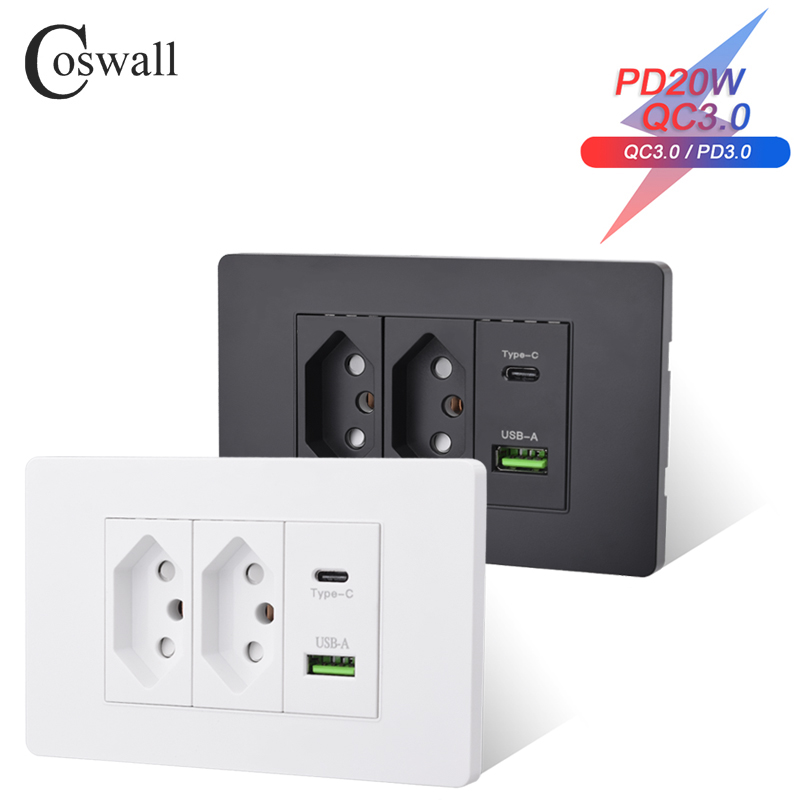 Coswall PC Brazilië Standaard  - Outdoor Usb Power Strip recensie en prijs