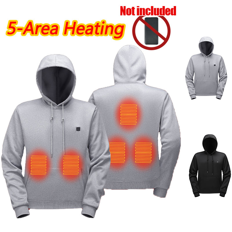 5-zone verwarming hoodie Verwa - Outdoor Usb Power Bank recensie en prijs
