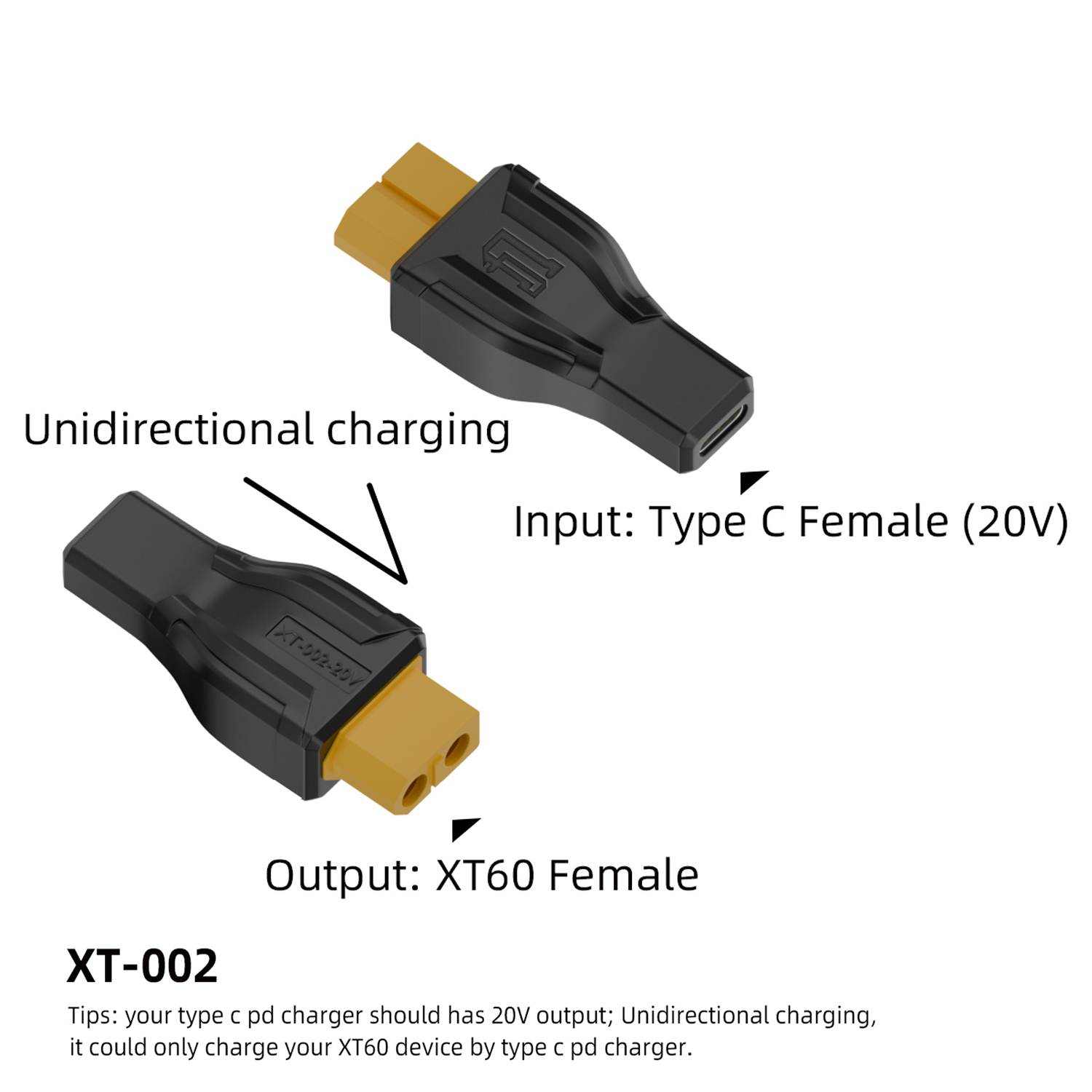 USB C naar XT60 Adapter Conver - Outdoor Power Adapter Usb recensie en prijs