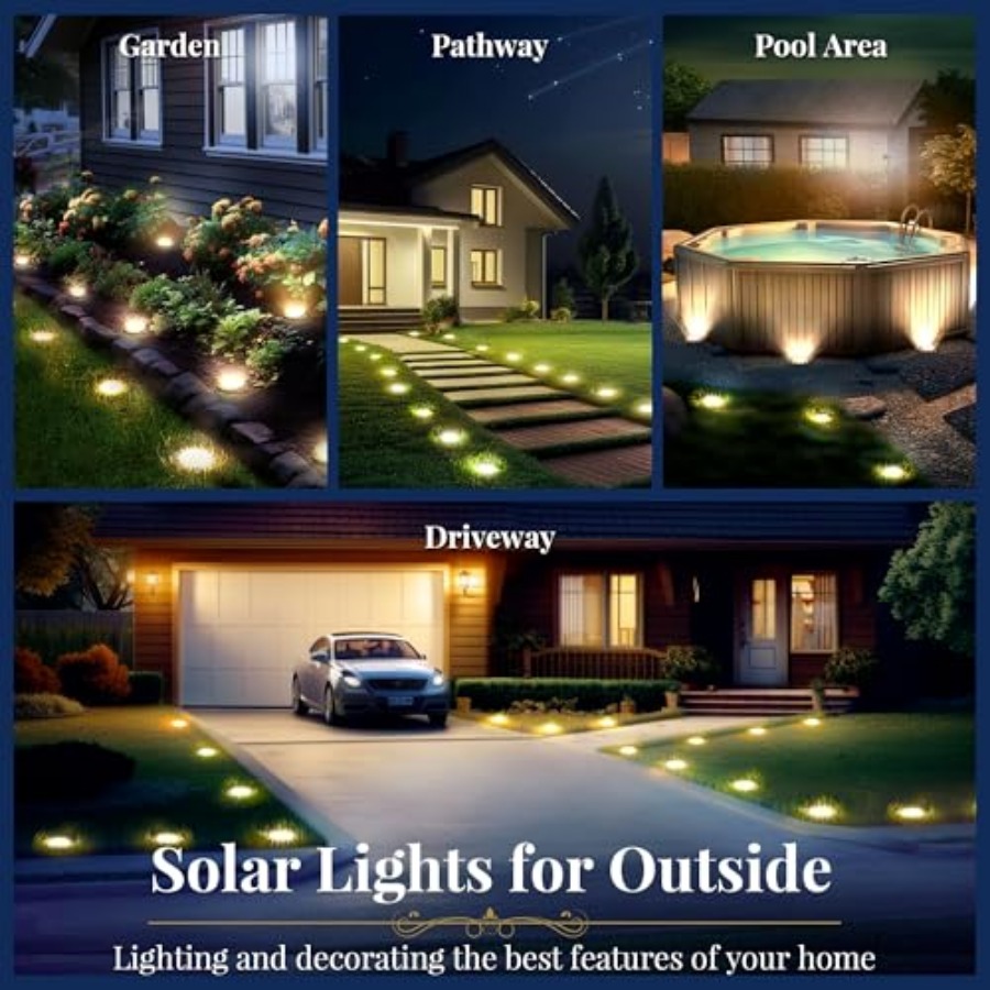 Solar Ground Lights Solar Ligh - Outdoor Power Lights recensie en prijs